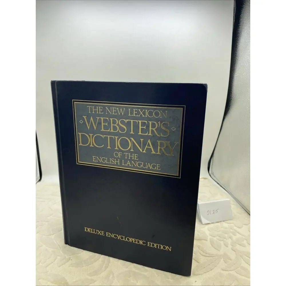 The New Lexicon Webster's Dictionary of the English Language : One Volume...
